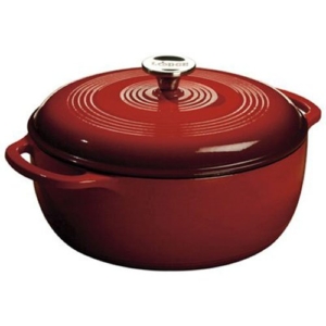 Lodge EC6D43 Enameled Cast Iron Dutch Oven, 6-Quart